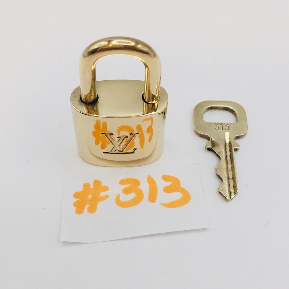 Authentic Louis Vuitton lock and key 313